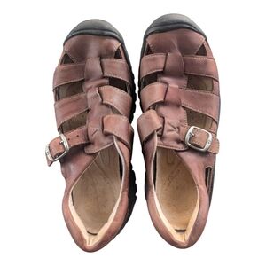 KEEN Brown Leather Fisherman Sandals Comfort Hiking Shoes Women’s 7.5